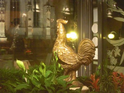 brass chicken